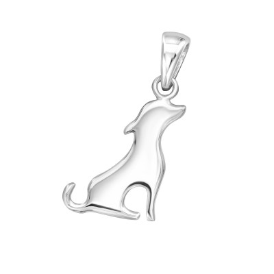 Silver Dog Pendant