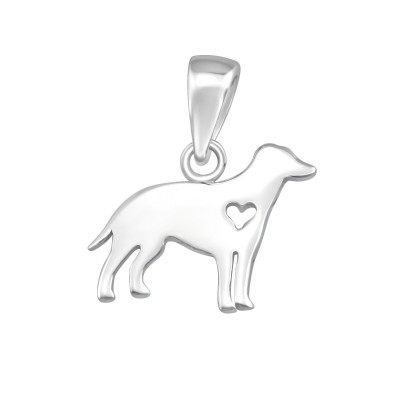 Silver Dog Pendant