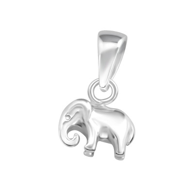 Silver Elephant Pendant