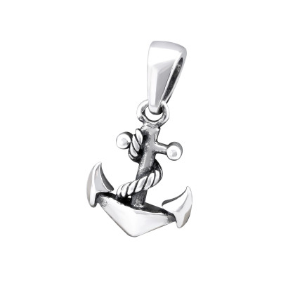 Silver Anchor Pendant