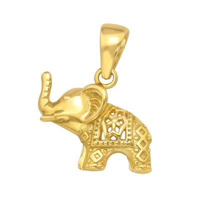 Silver Elephant Pendant