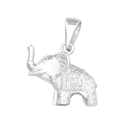 Silver Elephant Pendant