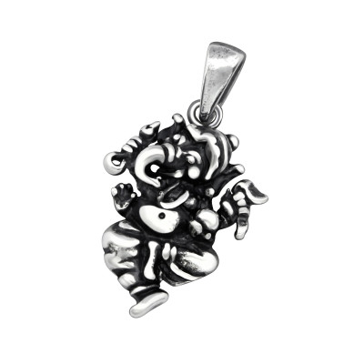 Silver Ganesha Pendant