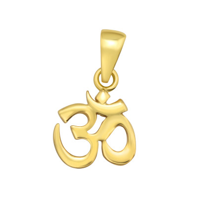 Silver Om Pendant