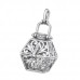 Filigree Locket Sterling Silver Pendant