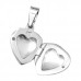 Heart Locket Sterling Silver Pendant