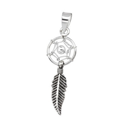 Dreamcatcher Sterling Silver Pendant