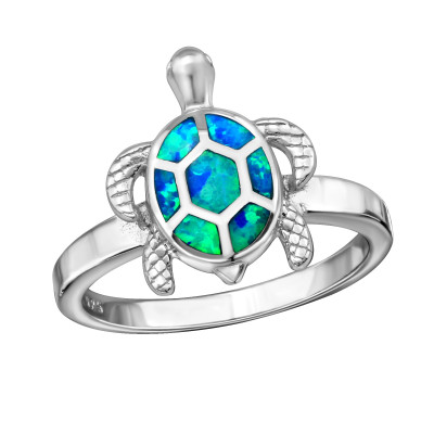 Turtle Sterling Silver Ring