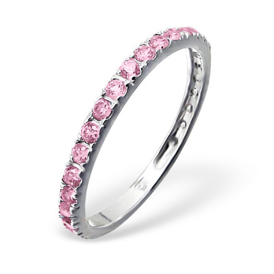 Sprinkled Sterling Silver Ring with Cubic Zirconia