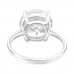 Silver Round Ring with Cubic Zirconia