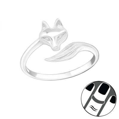 Silver Fox Midi Ring