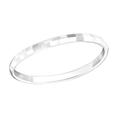 Silver Facet Ring