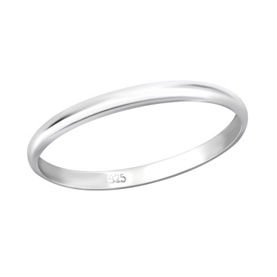 Silver Plain Ring