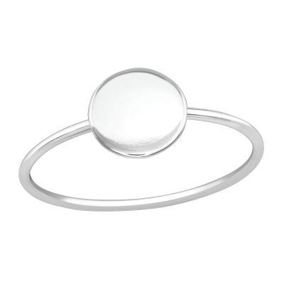 Silver Round Ring