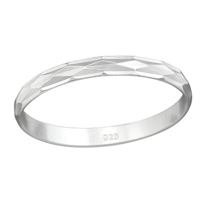 Pattened Sterling Silver Ring