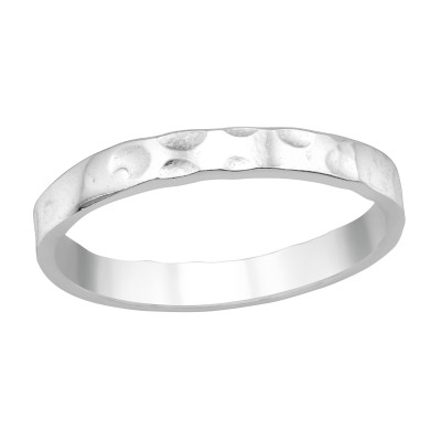 Silver Patterned Ring