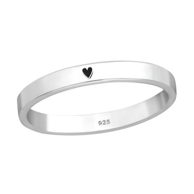  Silver Heart Ring