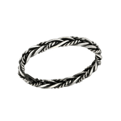 Silver Twisted Ring