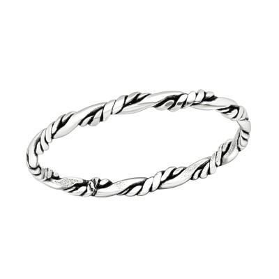 Silver Twisted Ring