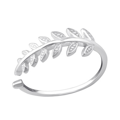 Silver Branch Ring