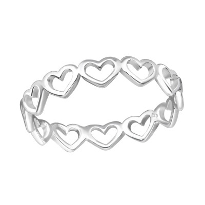 Silver Heart Ring