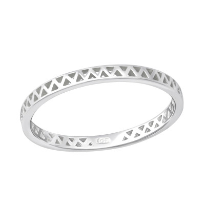 Silver Zig Zag Ring