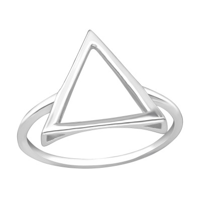 Silver Triangle Ring