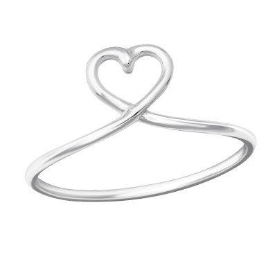 Silver Heart Ring