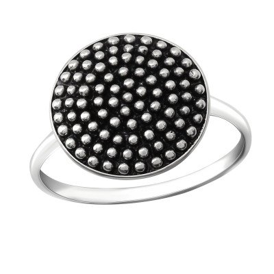 Silver Round Ring