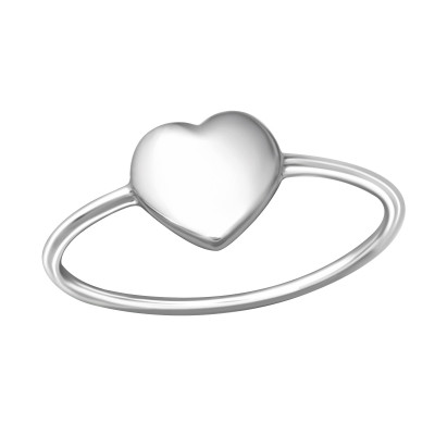 Silver Heart Ring