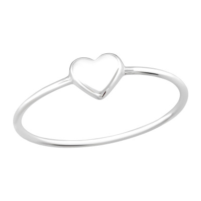 Silver Heart Ring