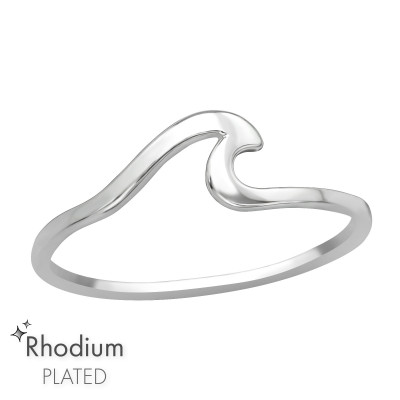 Wave Sterling Silver Ring