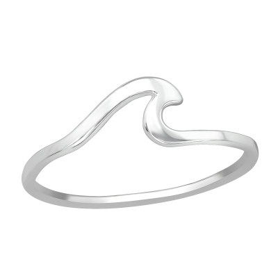 Silver Wave Ring