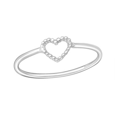 Silver Heart Ring