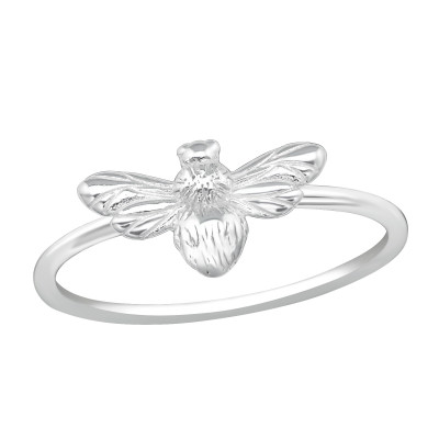 Silver Bee Ring