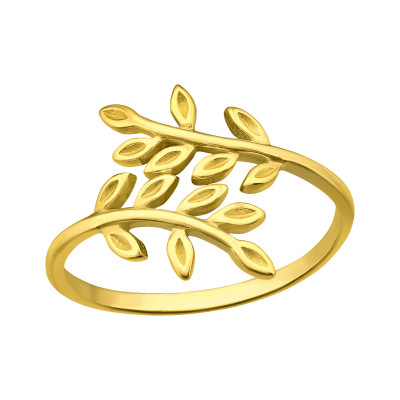 Silver Olive Leaf Ring