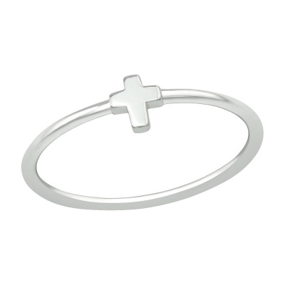 Silver Cross Ring