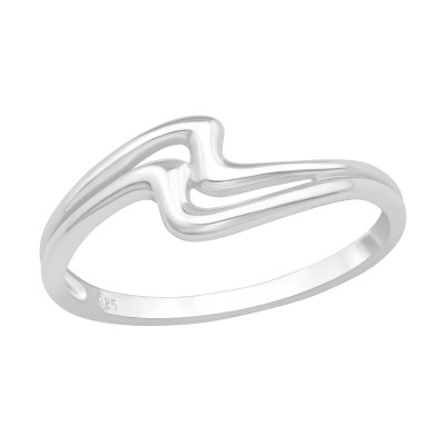 Silver Wave Ring