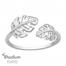 Ring in silver tit. 925m. A185 A244, Silver and Silver-Rubber jewels  wholesale.