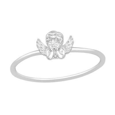 Silver Cupid Ring