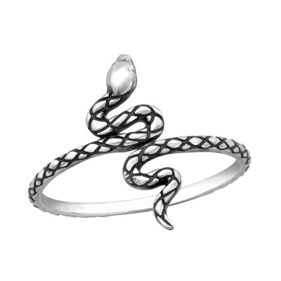 Silver Snake Ring