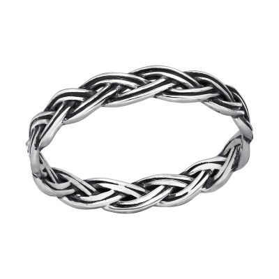 Braided Sterling Silver Ring