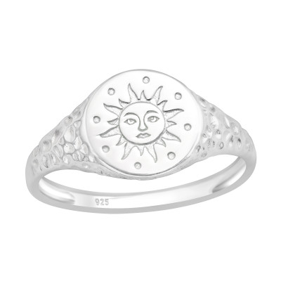 Silver Sun Ring