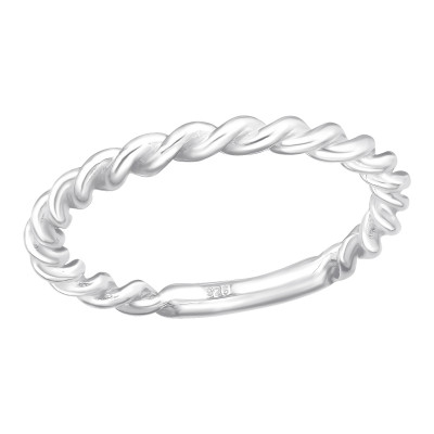 Silver Rope Ring