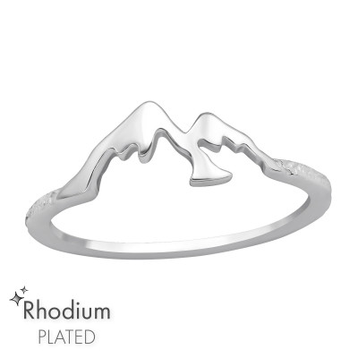 Mountain Sterling Silver Ring