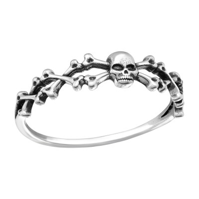 Silver Skull Ring