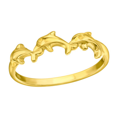 Silver Dolphin Ring