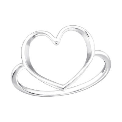 Silver Heart Ring