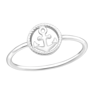 Silver Anchor Ring