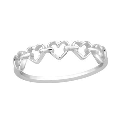 Silver Heart Ring